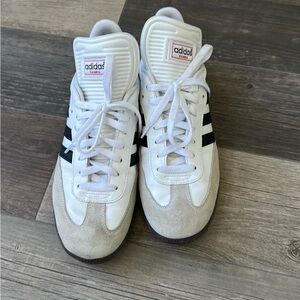 Adidas Samba White and Black Sneakers